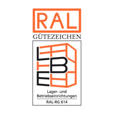 Mauser - Rollregale: RAL Gütezzeichen - Lager- und Betriebseinrichtung RAL-RG 614